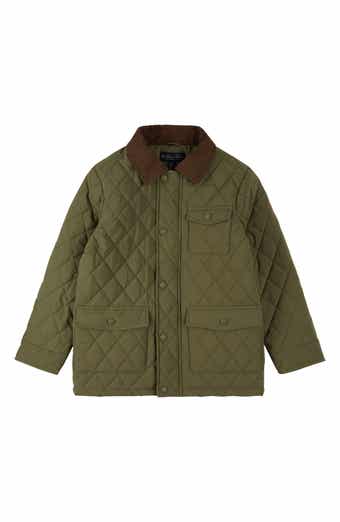 Brooks Brothers Kids' Water Repellent Diamond Quilted Jacket