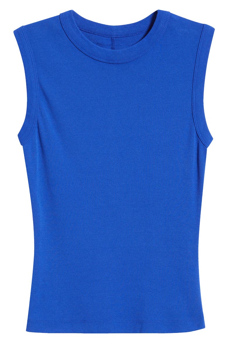 Murphy Cotton Tank, Alternate, color, BLUE