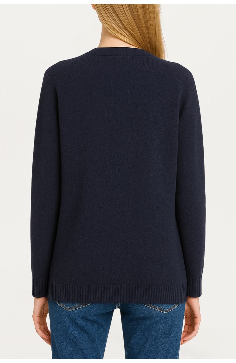 Nocturne Button-Up Fleece Sweatshirt, Alternate, color, Navy Blue