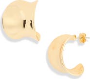Leith Smooth Curve Hoop Earrings