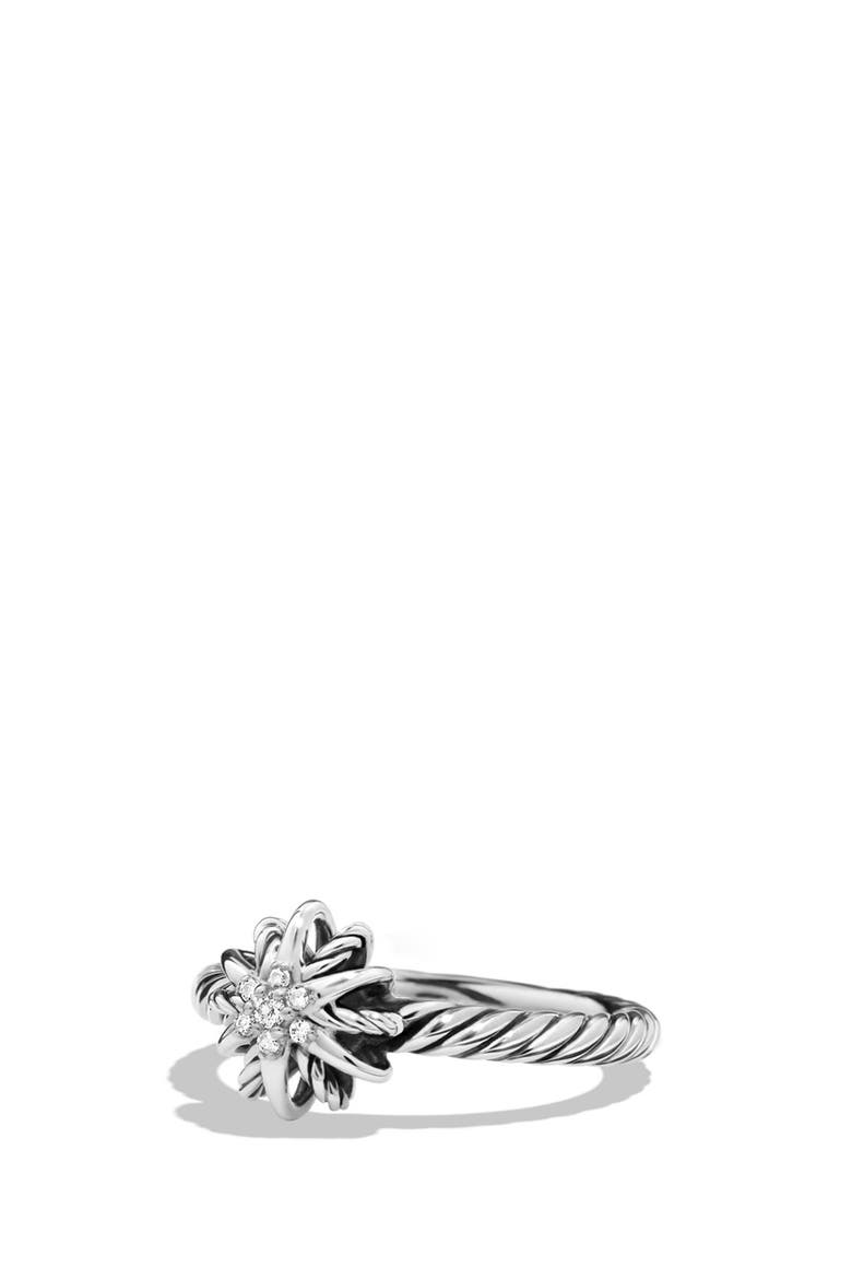 Starburst Ring with Diamonds, Main, color, DIAMOND