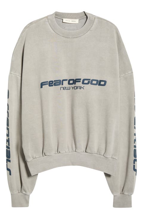 Logo Graphic Print Relaxed Sweatshirt