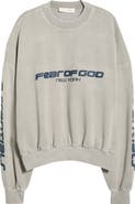 Fear of God Essentials Logo Graphic Print Relaxed Sweatshirt