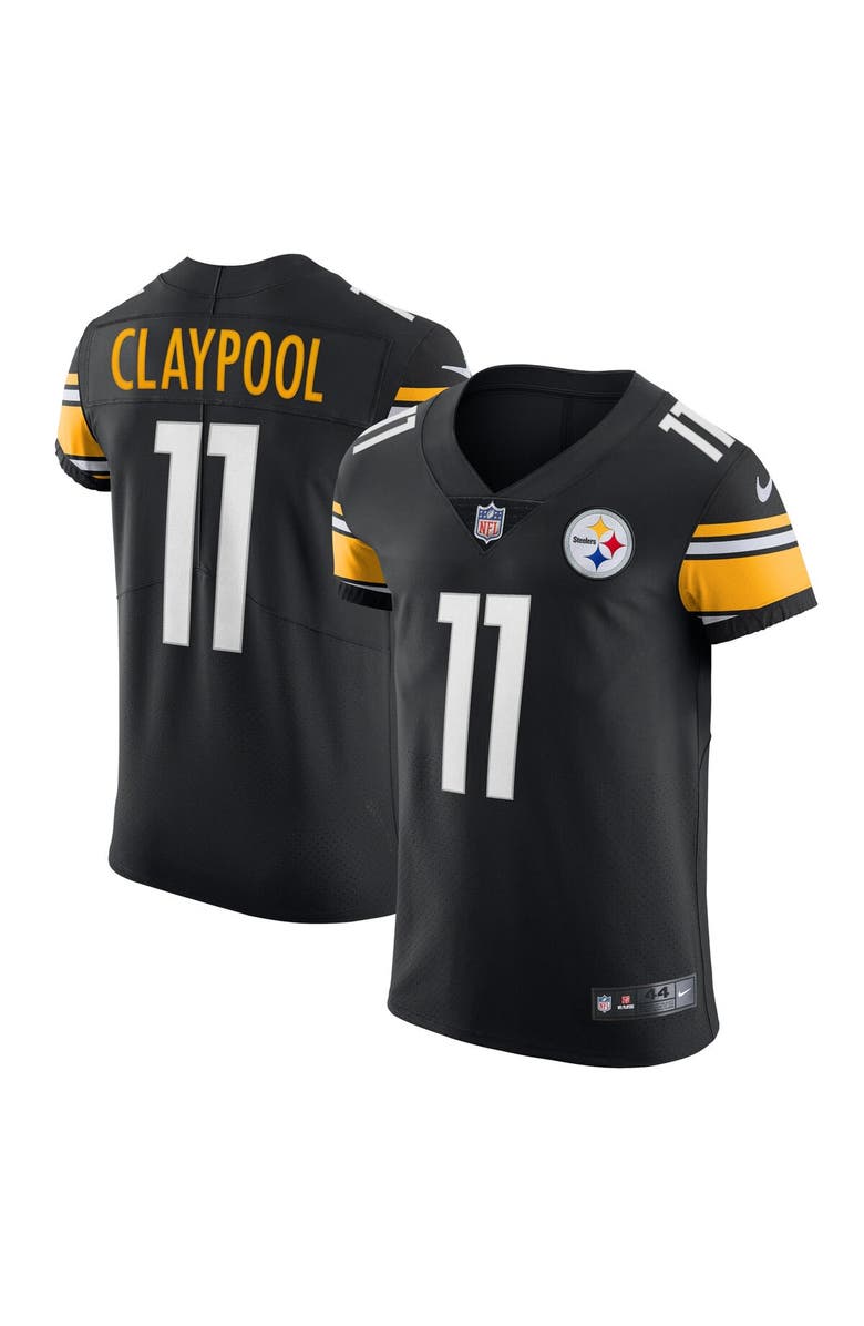Nike Men's Nike Chase Claypool Black Pittsburgh Steelers Vapor Elite Player Jersey, Main, color, 