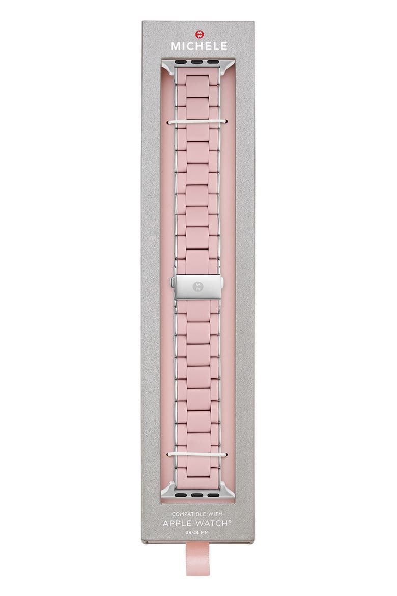 Silicone 20mm Apple Watch® Watchband, Alternate, color, PINK