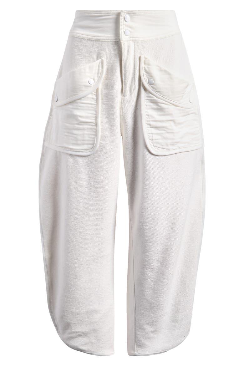 FP Movement Timko Cotton Blend Crop Pants, Alternate, color, WHITE