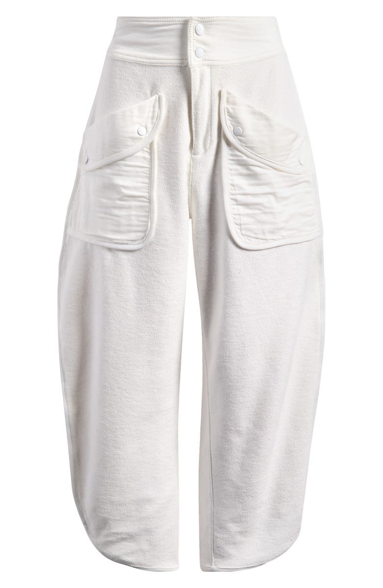 Free People FP Movement Timko Cotton Blend Crop Pants, Alternate, color, White