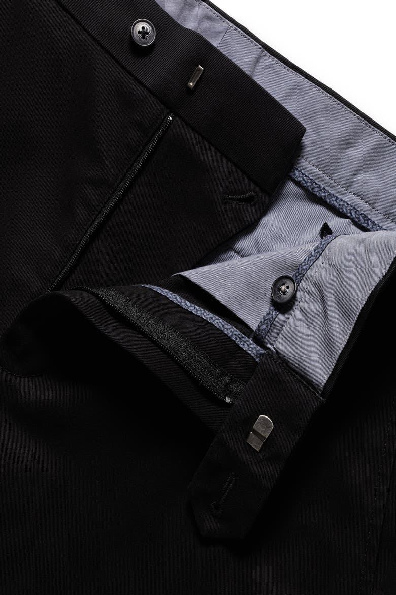 Slim Fit Ultimate Non-Iron Chino, Alternate, color, BLACK