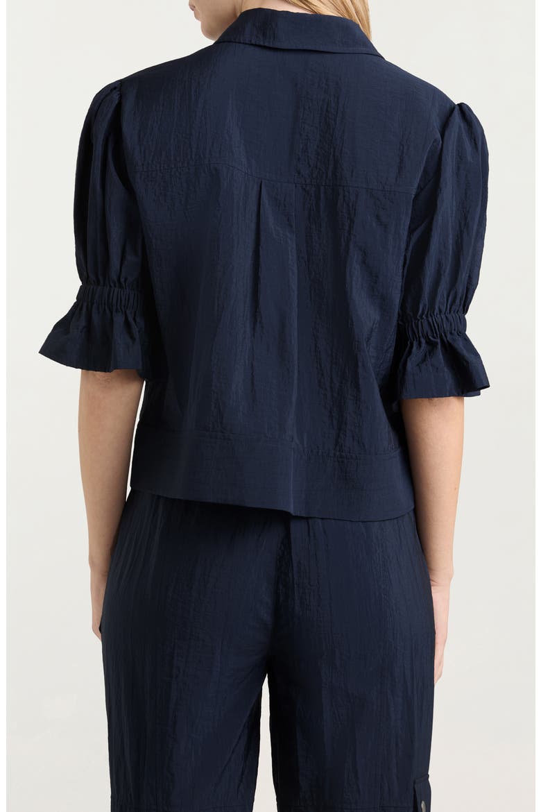 Holly Parachute Jacket, Alternate, color, NAVY