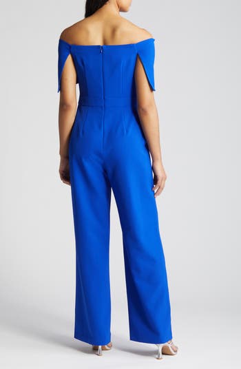 Xscape Off-the-Shoulder Jumpsuit Size 12 New on sale