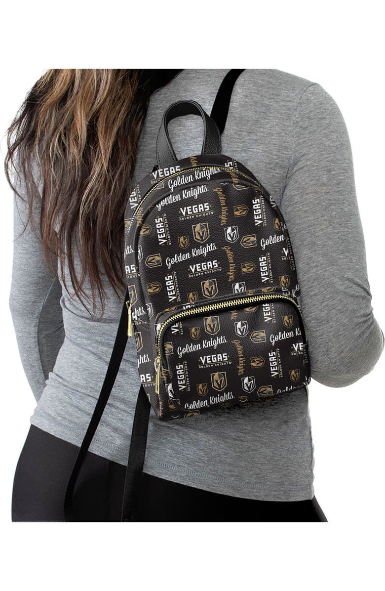 FOCO Youth FOCO Black Vegas Golden Knights Repeat Brooklyn Mini Backpack, Alternate, color, Black