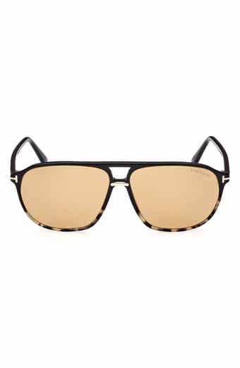 TOM FORD Bruce 61mm Navigator Sunglasses