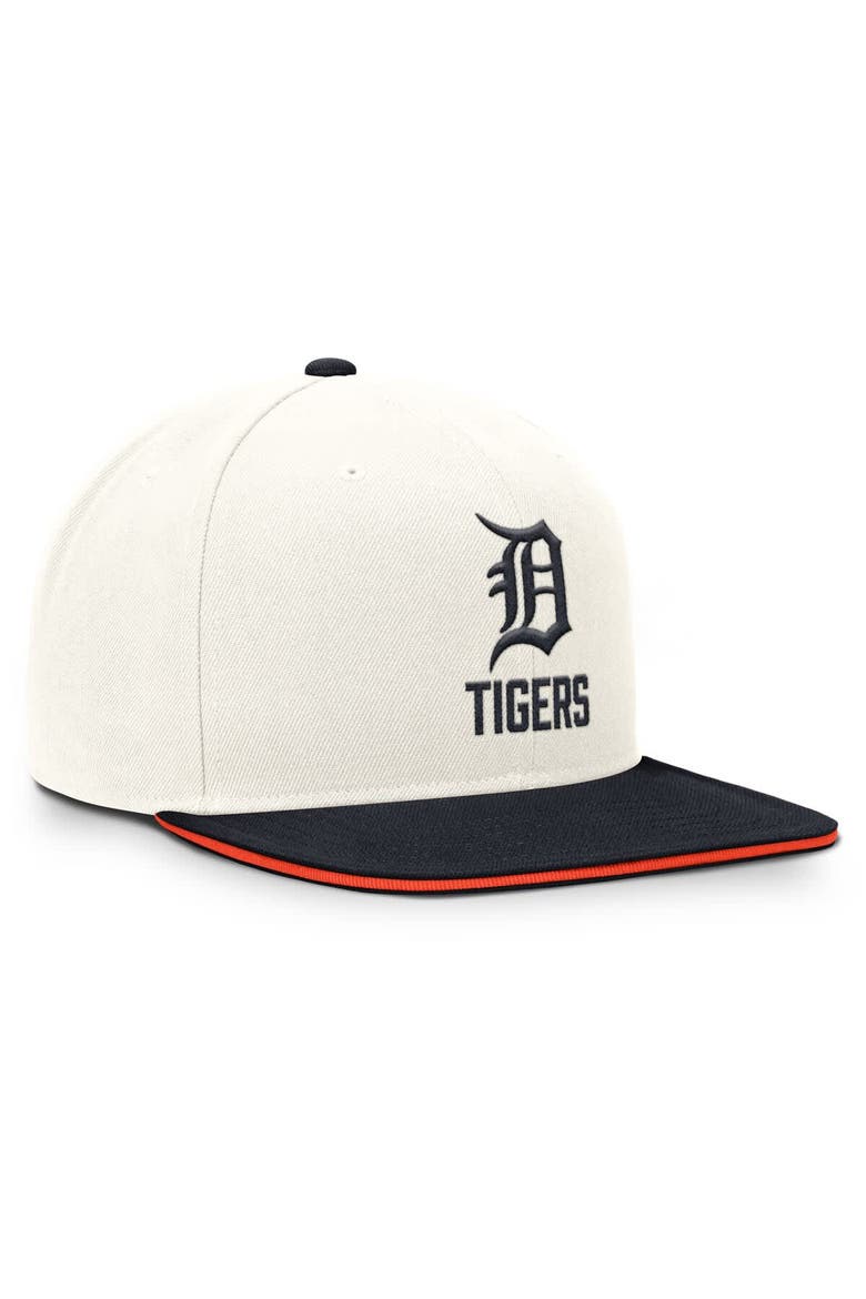 Men's Nike Cream/Navy Detroit Tigers Cooperstown Pro Dri-FIT Snapback Hat, Alternate, color, Cream
