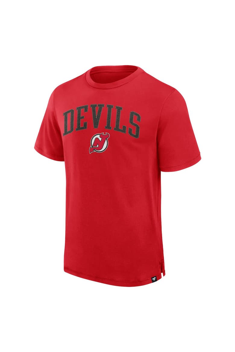 Men's Fanatics  Red New Jersey Devils Elevated Pima T-Shirt, Alternate, color, Red