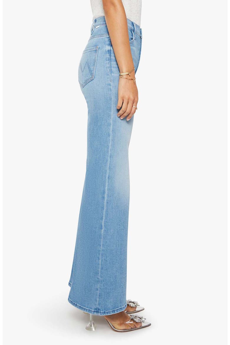 The Hustler Roller Sneak High Waist Wide Leg Jeans, Alternate, color, ROOM SERVICE