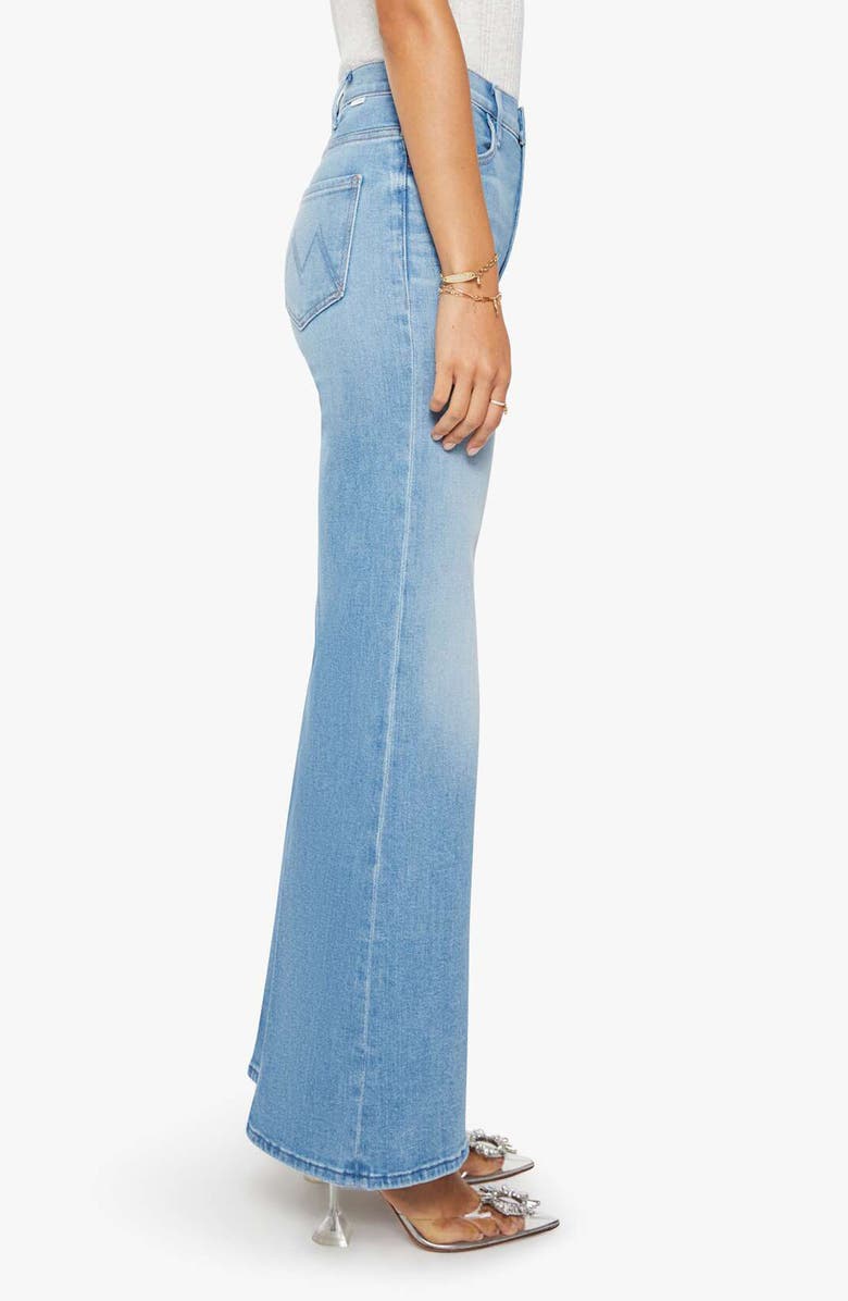 MOTHER The Hustler Roller Sneak High Waist Wide Leg Jeans, Alternate, color, Room Service