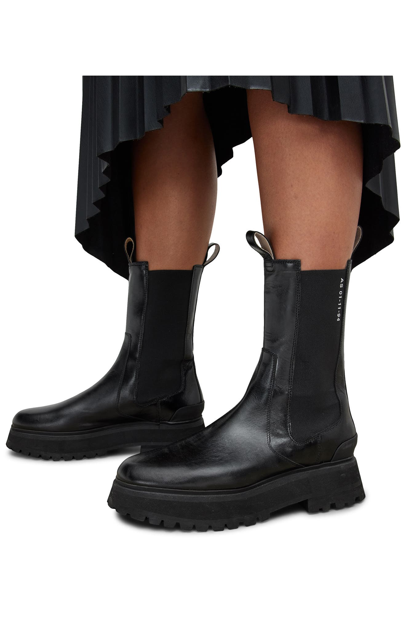 AllSaints Amber Chelsea Boot, Alternate, color, 