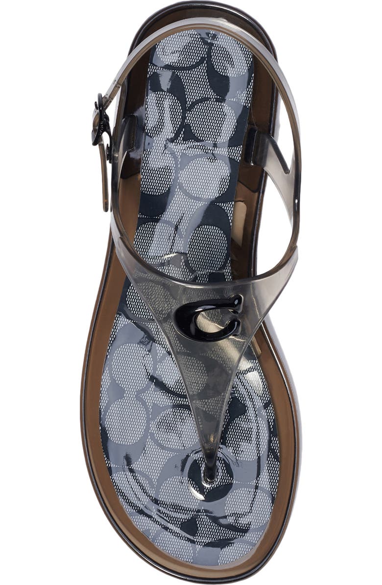 COACH Natalee Water Resistant T-Strap Sandal, Alternate, color,