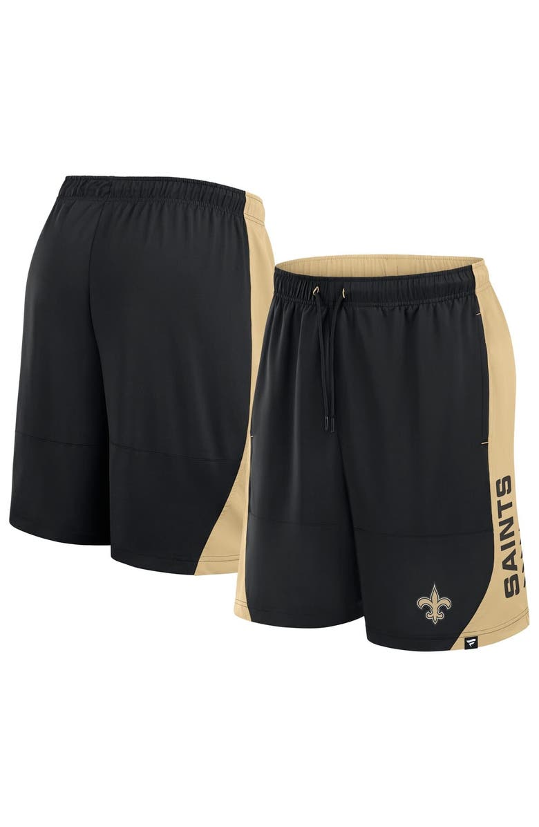 FANATICS Men's Fanatics Black New Orleans Saints No Defense Shorts, Main, color, Black