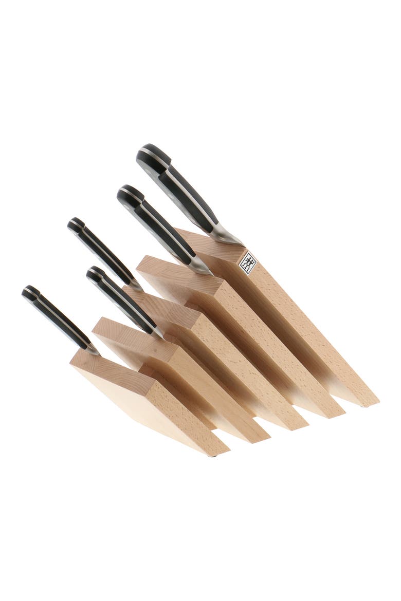 Italian Slanted Magnetic Knife Block, Alternate, color, NATURAL BEECHWOOD