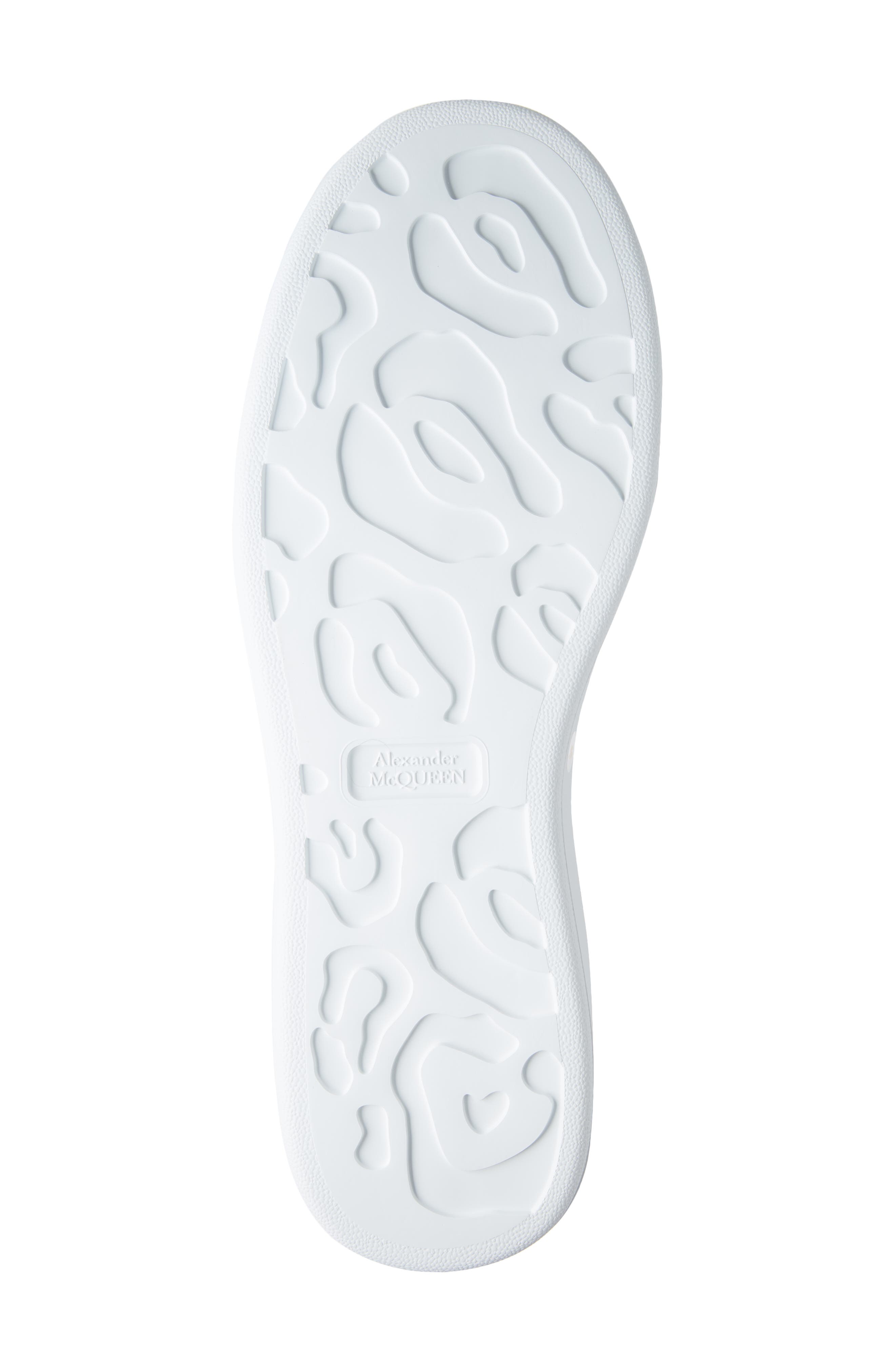 Alexander McQueen Oversize Transparent Sneaker, Alternate, color, WHITE