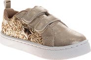 Laura Ashley Kids' Glitter Star Low Top Sneaker