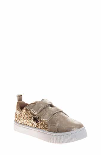 Laura Ashley Kids' Glitter Star Low Top Sneaker