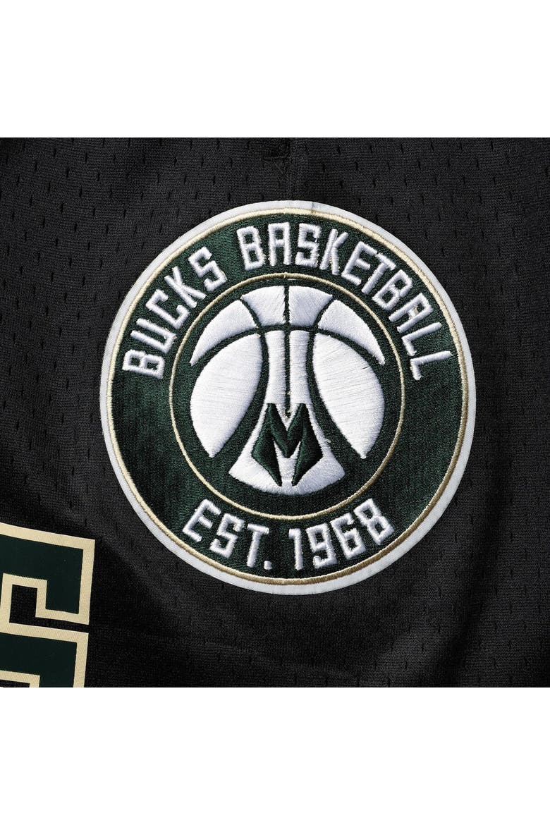 Men's Pro Standard Black Milwaukee Bucks Mesh Capsule Shorts, Alternate, color, Black
