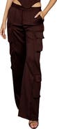 HOUSE OF CB Daria Satin Cargo Trousers