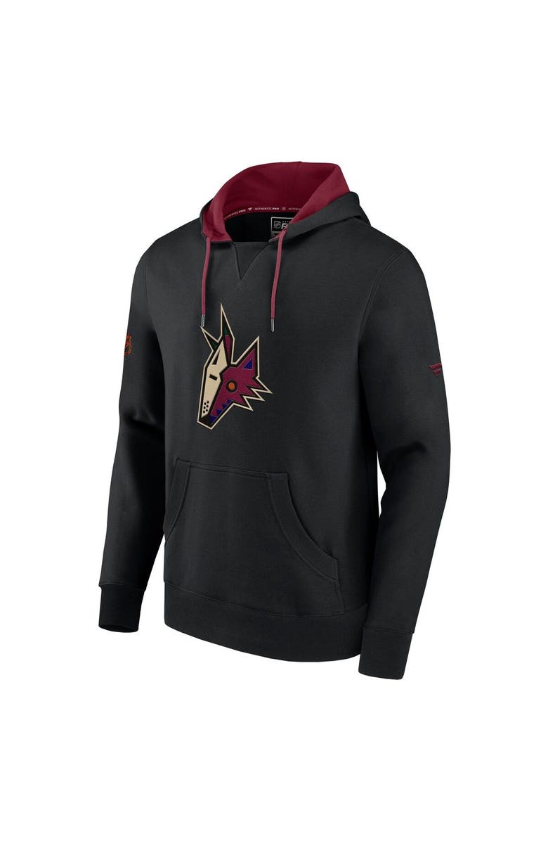 FANATICS Men's Fanatics Branded Black Arizona Coyotes Special Edition 2.0 Team Logo Pullover Hoodie, Alternate, color, 