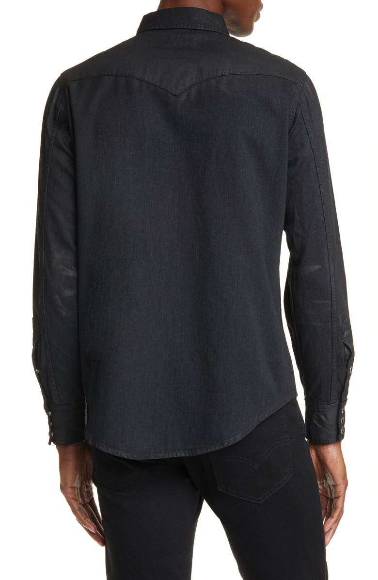 Saint Laurent Classic Western Shirt, Alternate, color, 