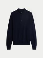 Gobi Cashmere Timeless Half-Zip Cashmere Sweater