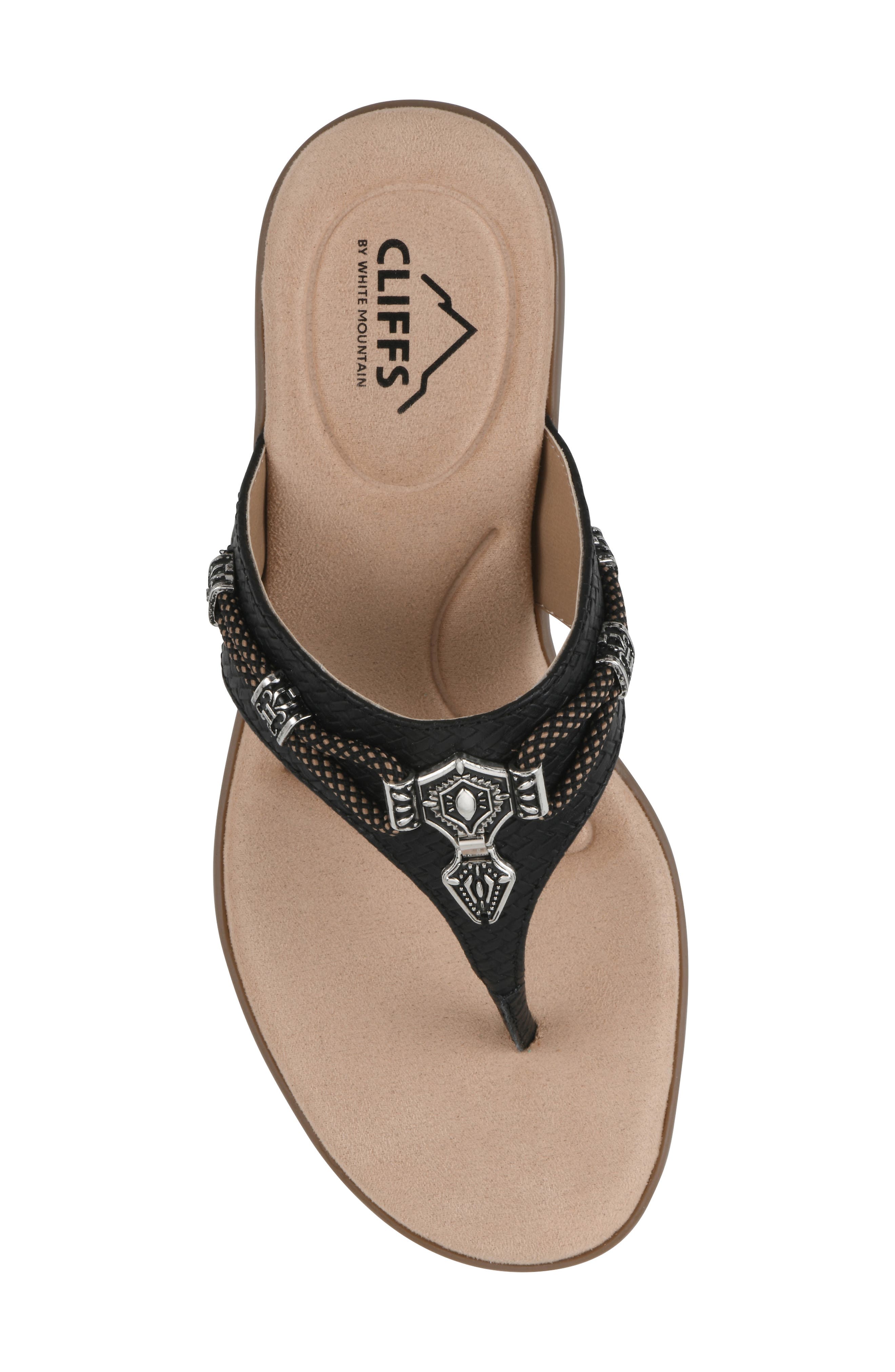 CLIFFS BY WHITE MOUNTAIN Bainah Thong Sandal, Alternate, color, 