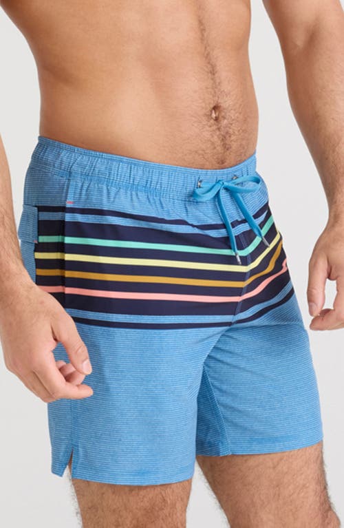 Saxx Oh Buoy 2-in-1 5-inch Volley Swim Trunks In Blue