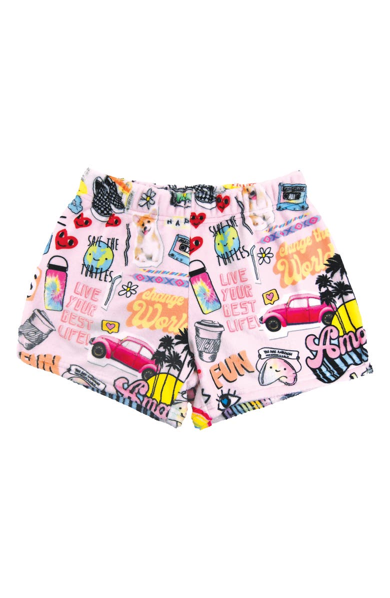 Iscream VSCO Fleece Pajama Shorts, Main, color,