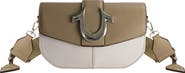 True Religion Denim Saddle Bag with Oversized Horseshoe Logo