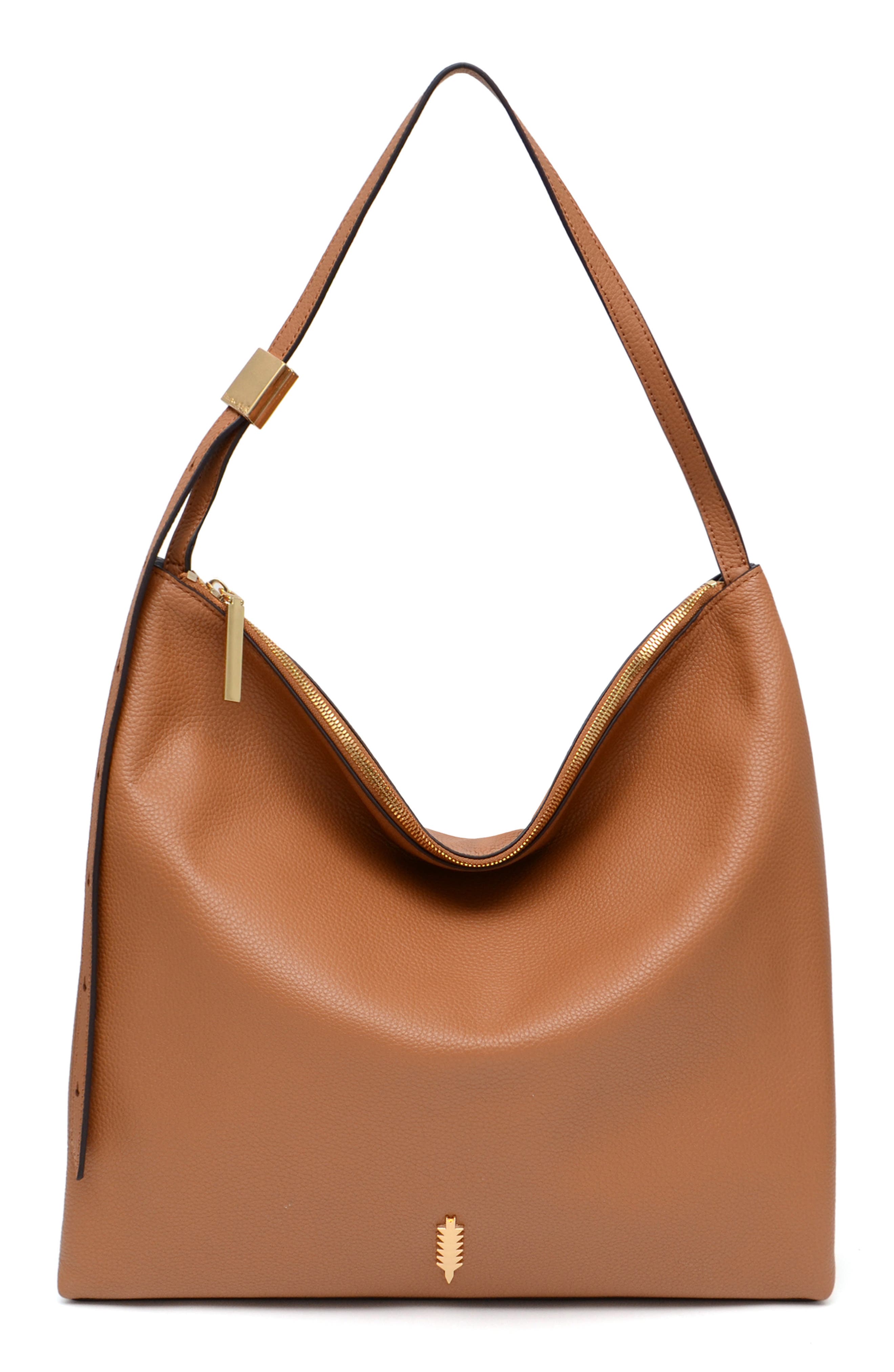 Thacker Gina Leather Shoulder Bag, Main, color, 