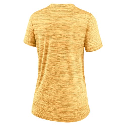 Nike Gold Boston Red Sox City Connect Authentic Collection Velocity Performance T-shirt In Yellow