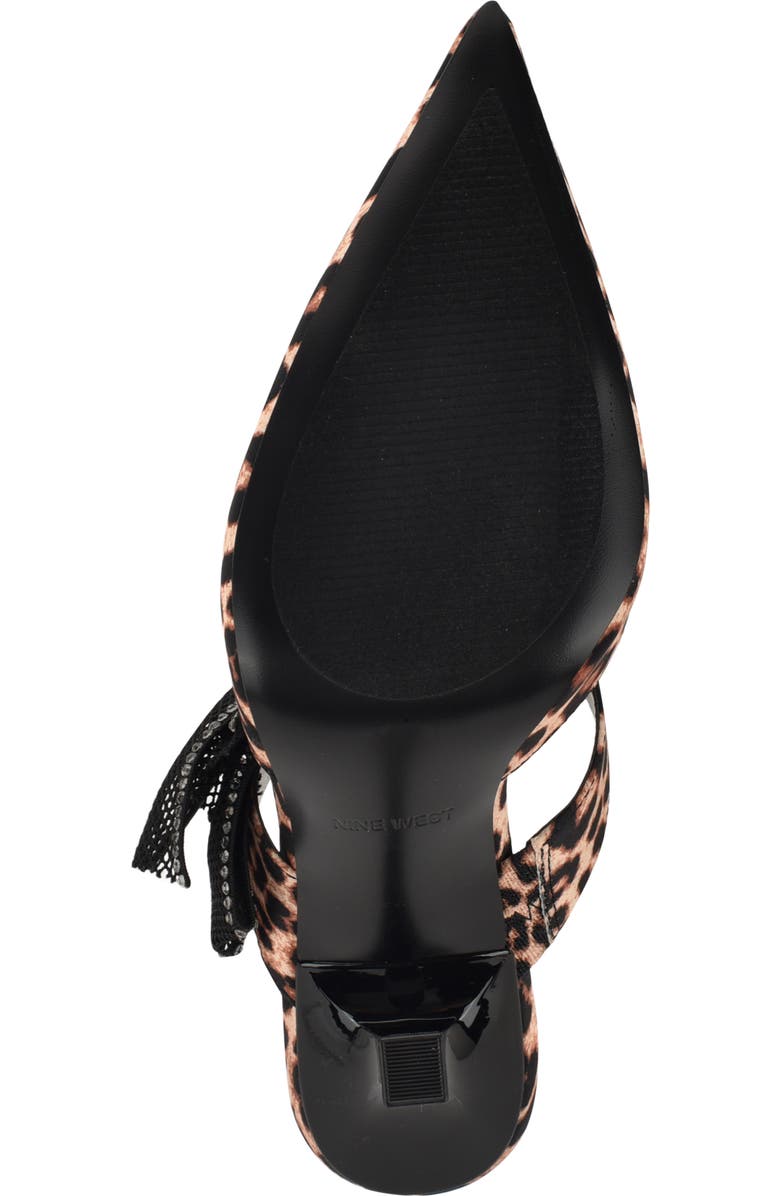 Nine West Bowey Pointed Toe Mule, Alternate, color, Dark Natural