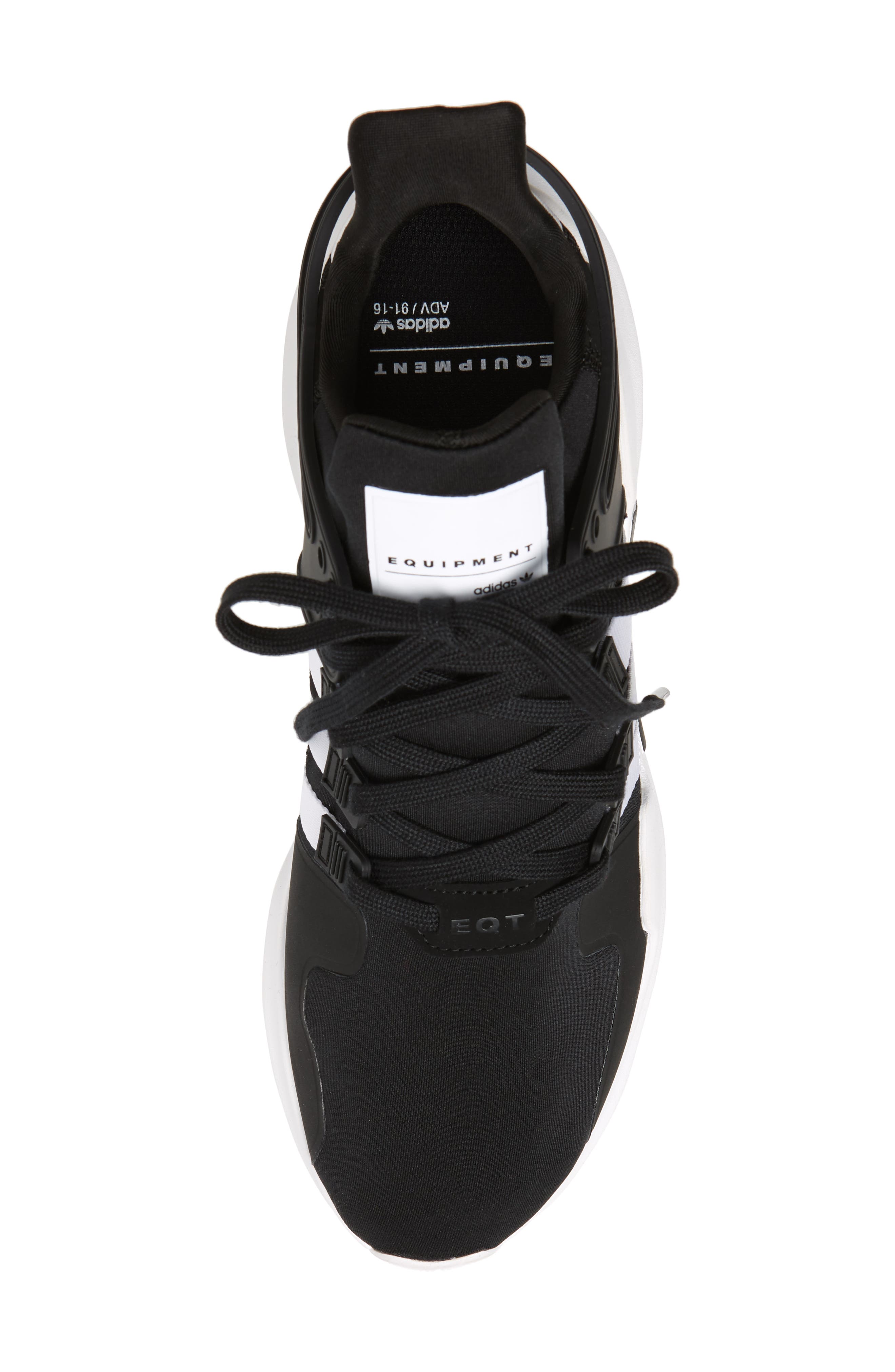 EQT Support Adv Sneaker, Alternate, color, CORE BLACK/ CLOUD WHITE/ BLACK