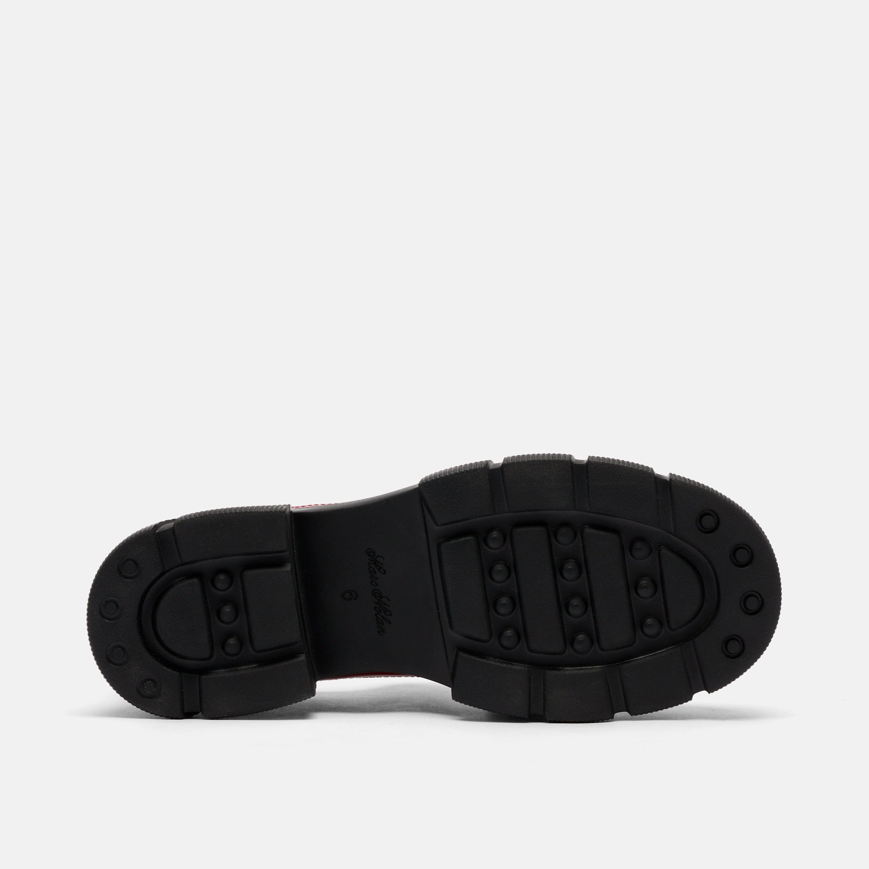 MARC NOLAN Ms. Alexander Leather Lug Wingtip Derby, Alternate, color, Red