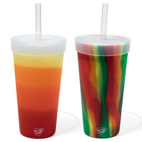 Straw Tumber 22oz 2 Pk