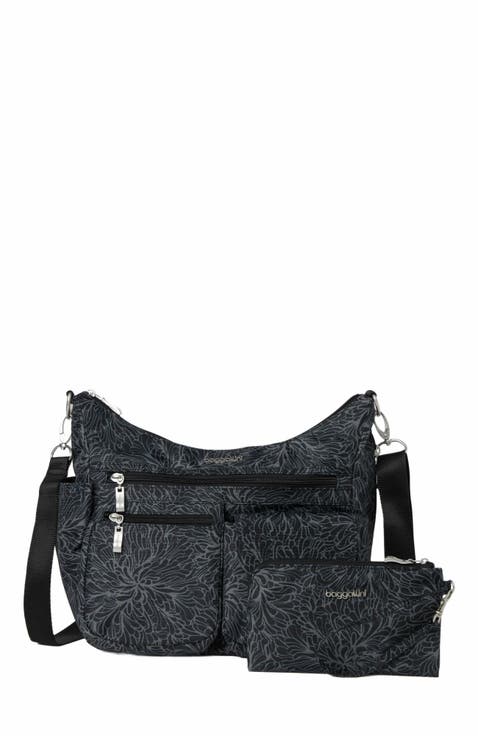 Modern Everywhere Hobo Crossbody Bag with Wristlet