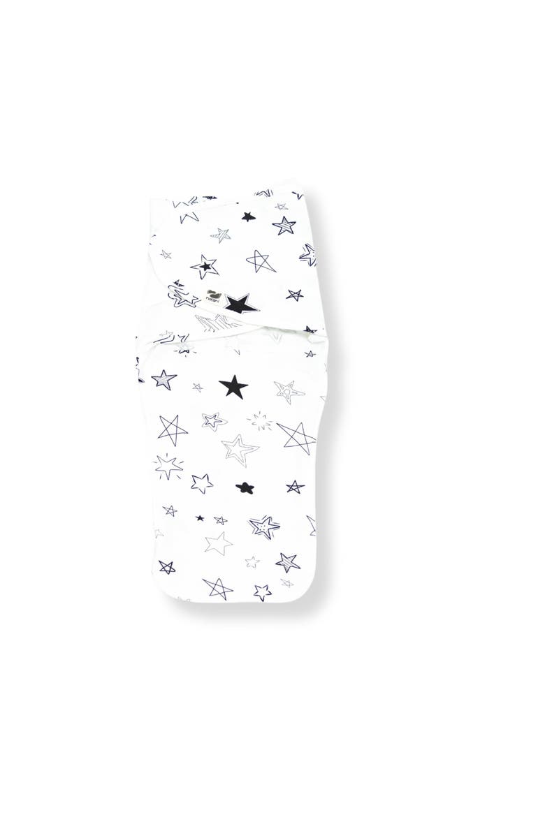 Organic Snugababe Swaddle Sleep Pod with Arm Inserts, Main, color, BLACK/ WHITE
