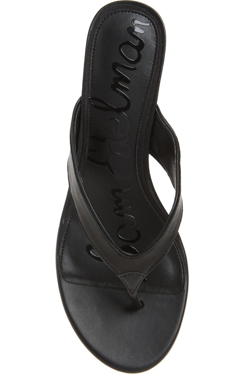 Sam Edelman Amie Kitten Heel Flip Flop, Alternate, color, Black