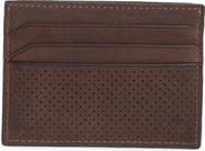 Johnston & Murphy Oil Tanned Leather Weekend Card Case