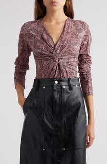 Isabel Marant Étoile Lyss Abstract Print Top