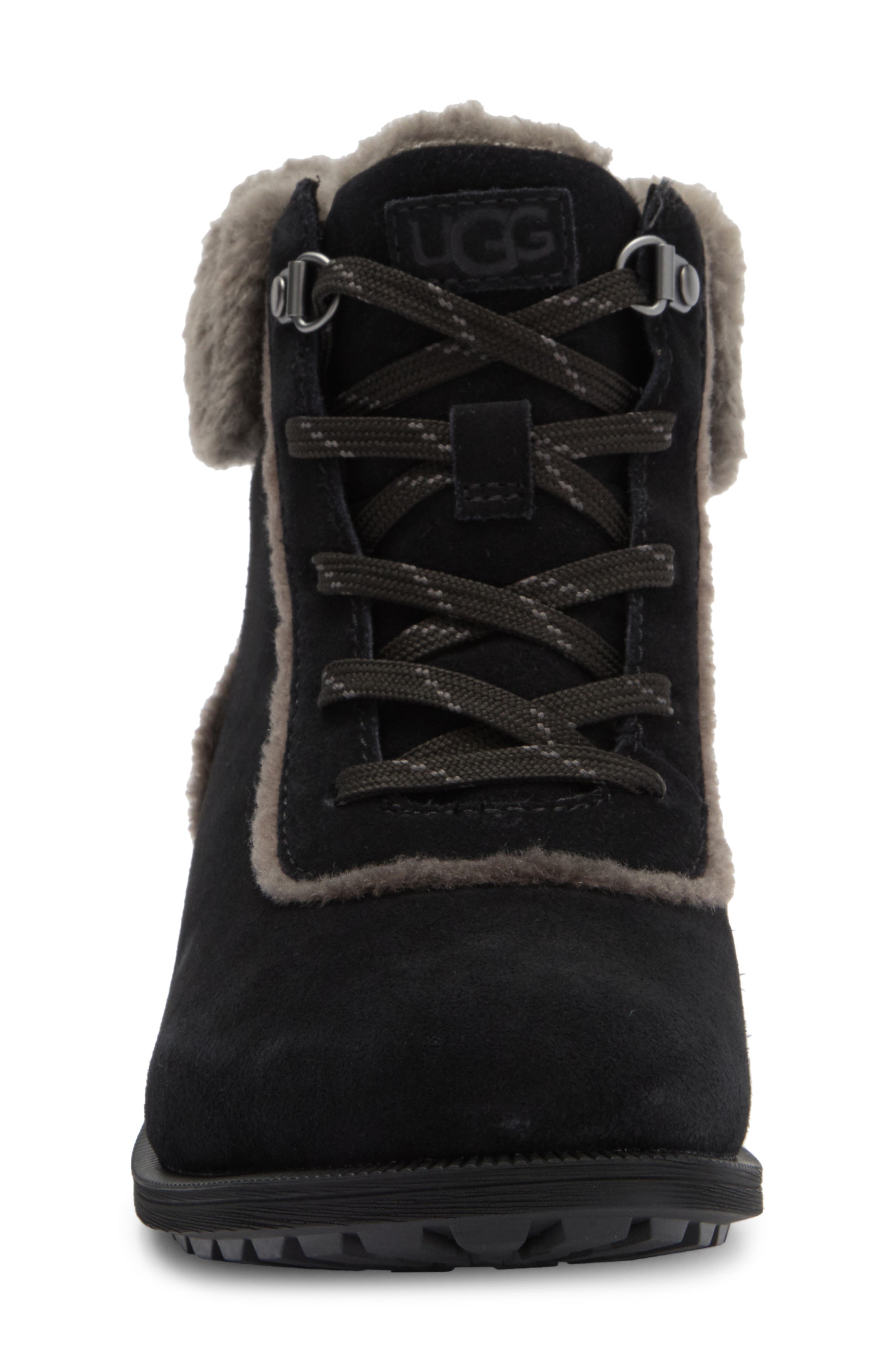 UGG<sup>®</sup> Bodie Faux Fur Lace Bootie, Alternate, color, 