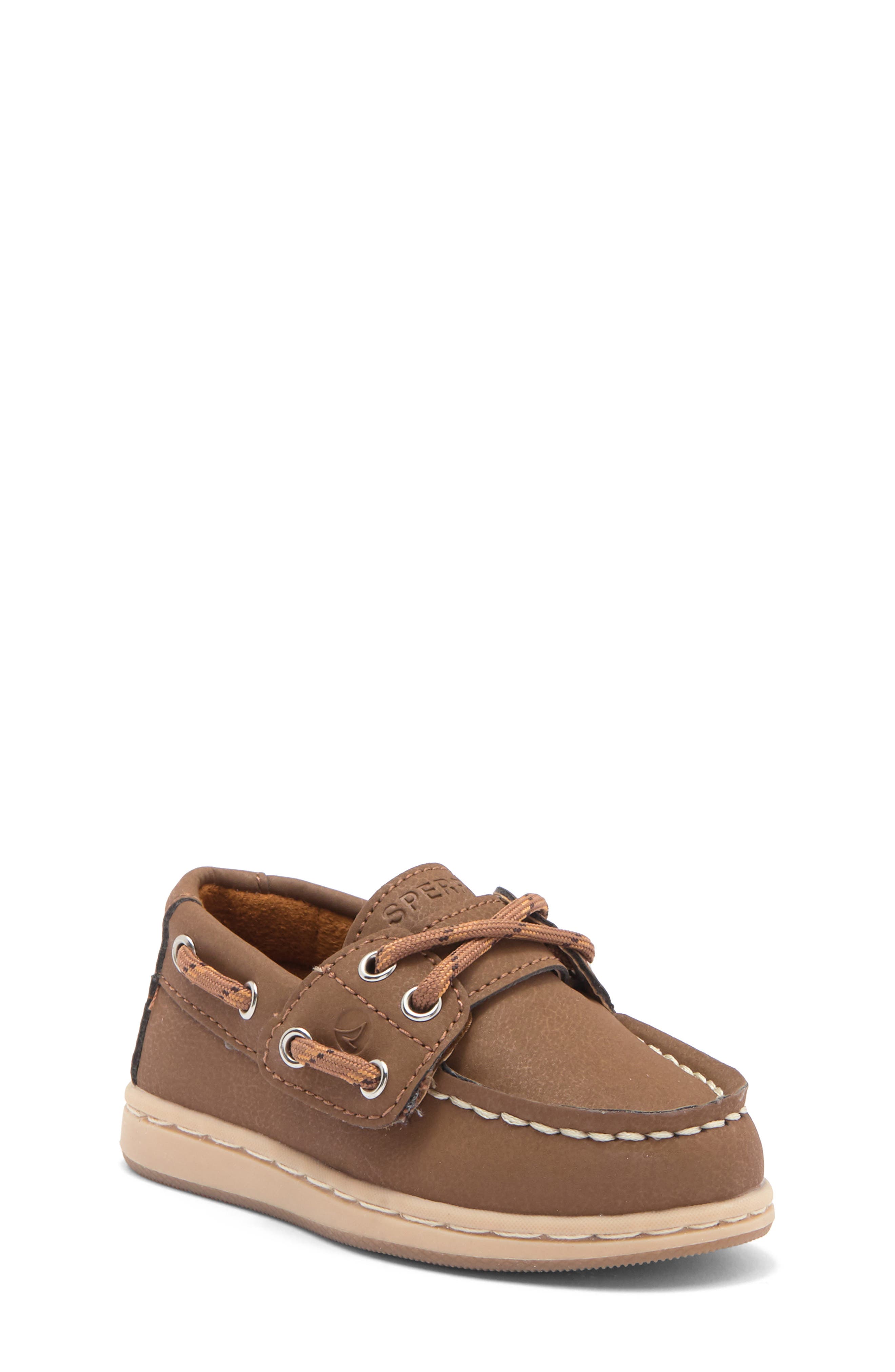 Sperry Kids' Cup II Boat Shoe, Main, color, Chestnut