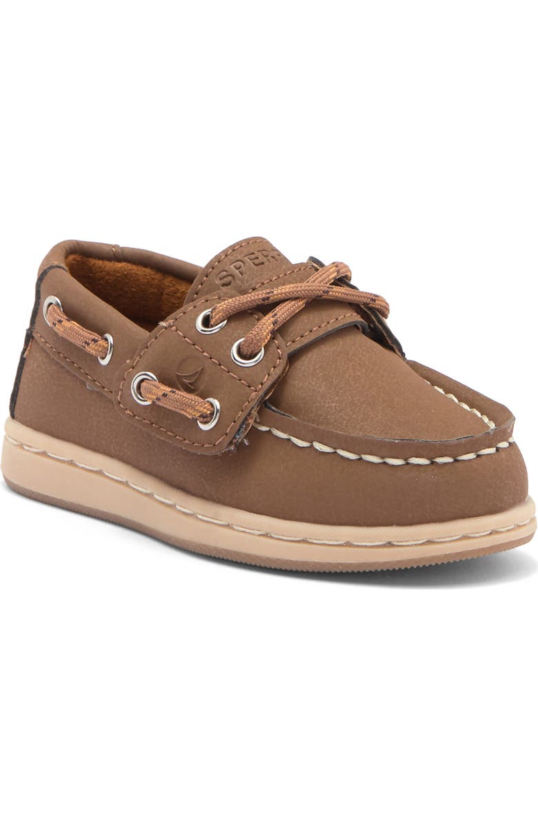 Sperry Kids' Cup II Boat Shoe, Main, color, Chestnut